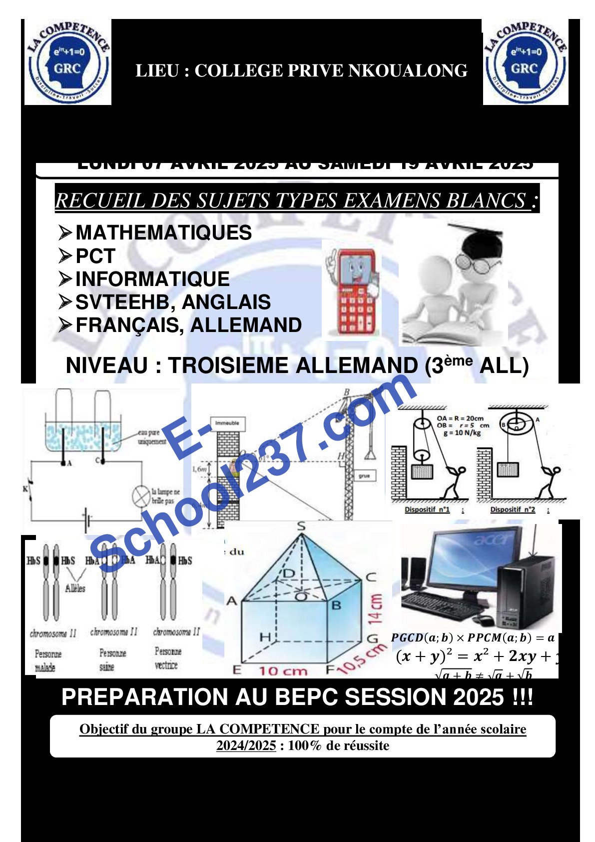 TD Paques 2025 3ème ALL GRC.